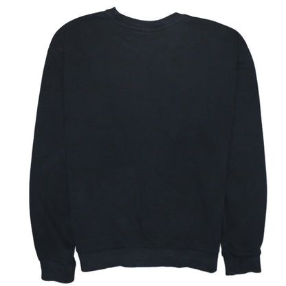 Puma Womens Black Size 10 Pullover Sweatshirt Crew Neck Logo Jumper