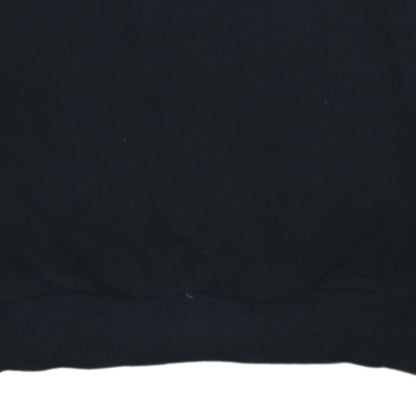 Puma Womens Black Size 10 Pullover Sweatshirt Crew Neck Logo Jumper