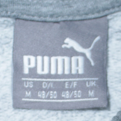 Puma Mens Grey BVB 09 Borussia Sweatshirt Size M Crew Neck Pullover