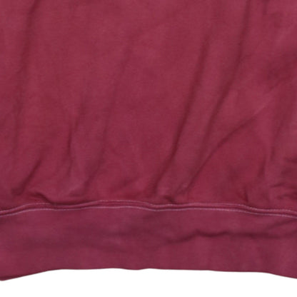 Nike Womens Burgundy XS Pullover Crew Neck Sweatshirt Cotton Blend