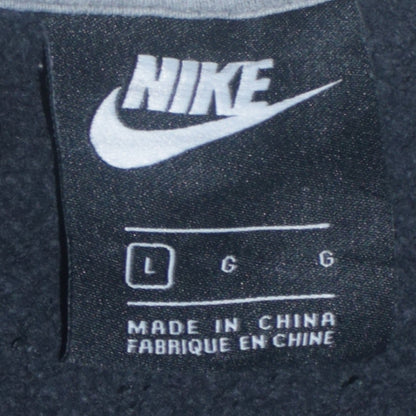 Nike Men's Black 'Just Do It' Logo Crew Neck Sweatshirt L