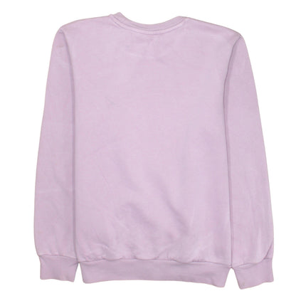 Adidas Girls Pink Logo Crew Neck Fleece Sweatshirt 13-14 Years