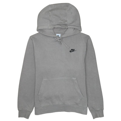 Nike Men's Grey Pullover Hoodie XS Logo Fleece Sweatshirt
