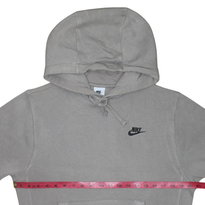 Nike Men's Grey Pullover Hoodie XS Logo Fleece Sweatshirt