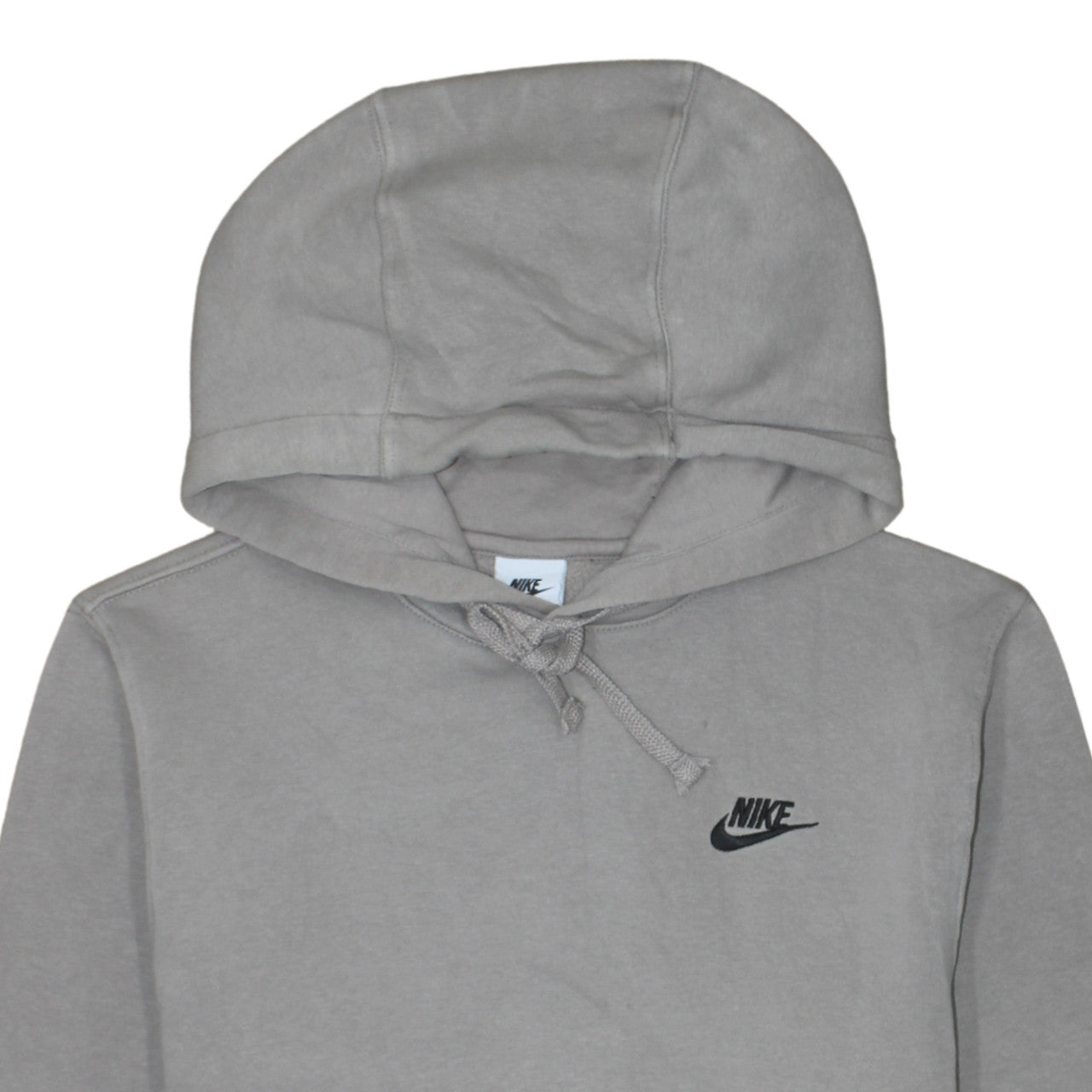 Nike Men's Grey Pullover Hoodie XS Logo Fleece Sweatshirt