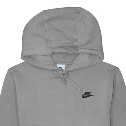 Nike Men's Grey Pullover Hoodie XS Logo Fleece Sweatshirt