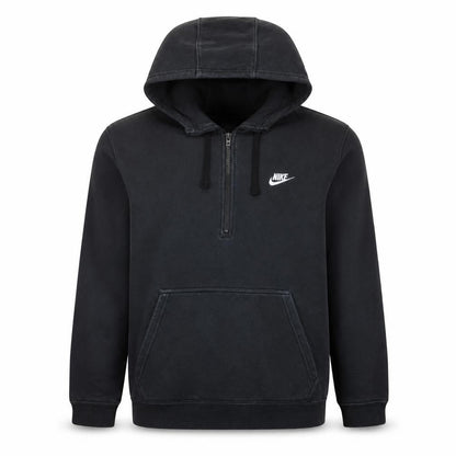 Nike Men’s Black 1/2 Zip Pullover Hoodie Size L Regular Fit
