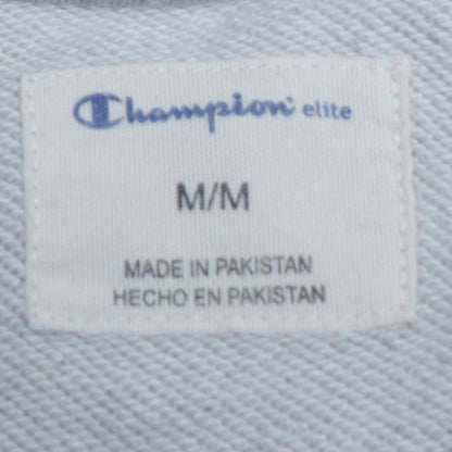 Champion Men's Grey Embroidered Logo Pullover Sweatshirt Size M
