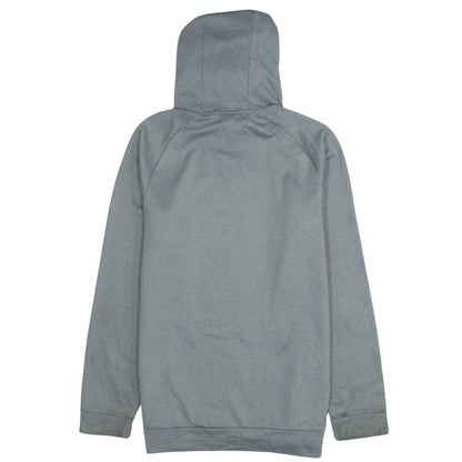 Nike Men's Grey Dri-Fit Pullover Hoodie S Sports Logo