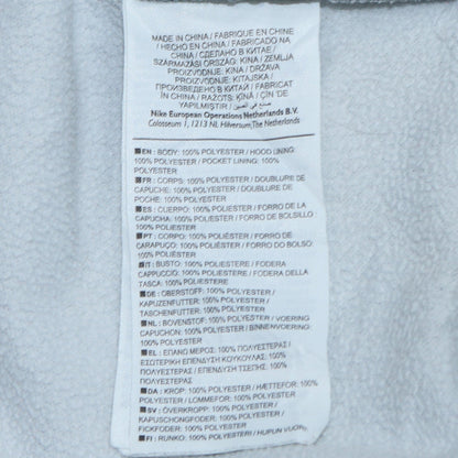 Nike Men's Grey Dri-Fit Pullover Hoodie S Sports Logo