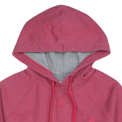 Champion Womens Pink Hooded Pullover Sweatshirt Size M