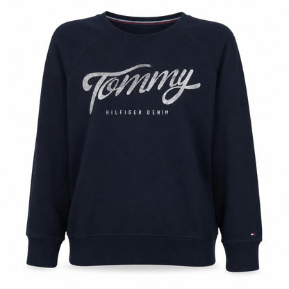Tommy Hilfiger Denim Womens Navy Blue M Pullover Sweatshirt