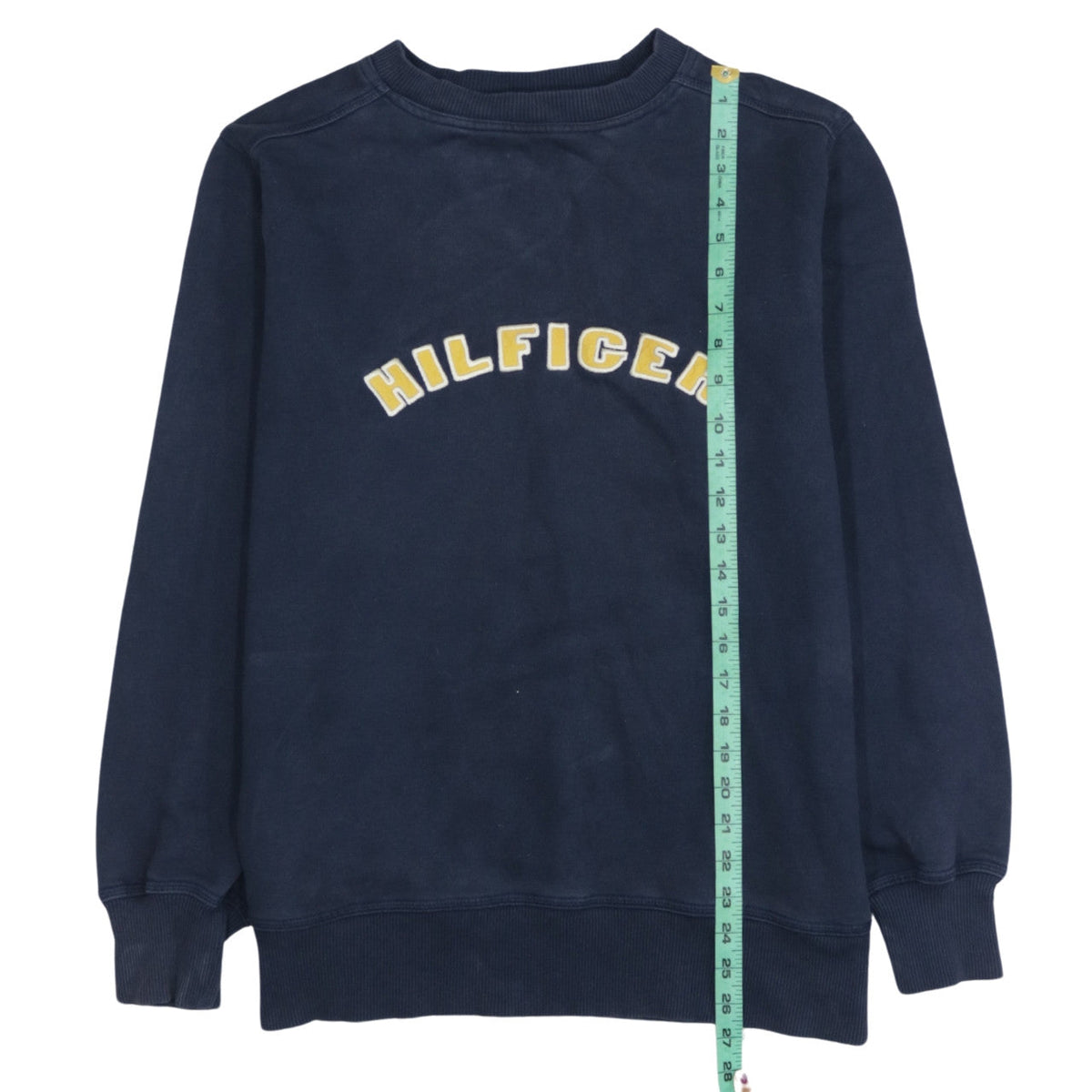 Tommy Hilfiger Men's Blue Small Pullover Sweatshirt Embroidered Logo