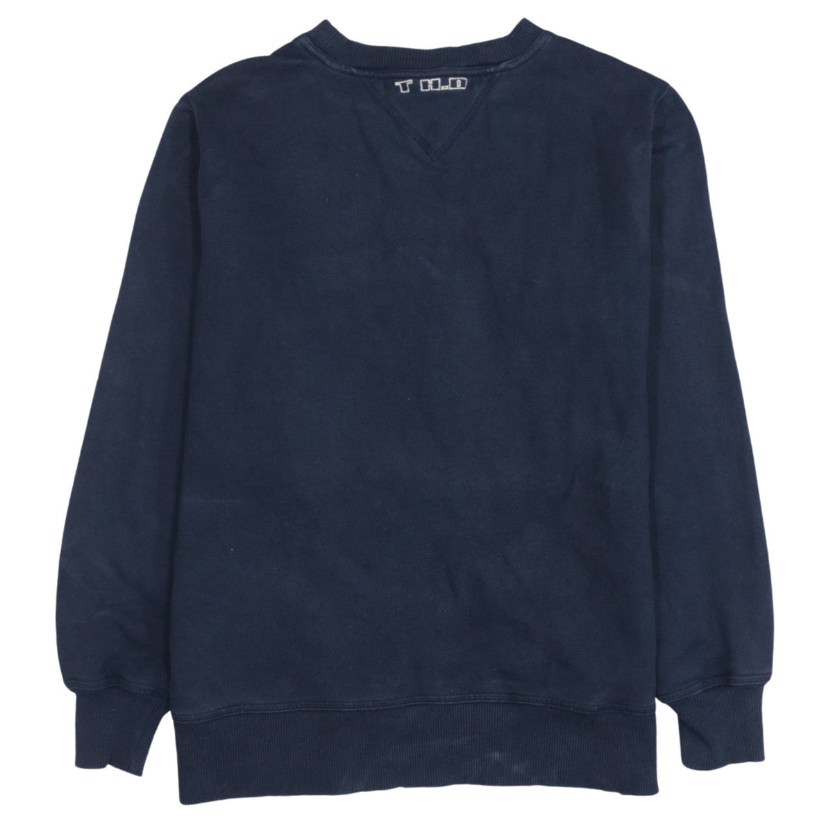 Tommy Hilfiger Men's Blue Small Pullover Sweatshirt Embroidered Logo