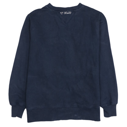Tommy Hilfiger Men's Blue Small Pullover Sweatshirt Embroidered Logo