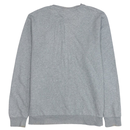 Puma Men's Grey Crew Neck Pullover Sweatshirt Size M Sportswear