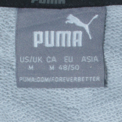 Puma Men's Grey Crew Neck Pullover Sweatshirt Size M Sportswear