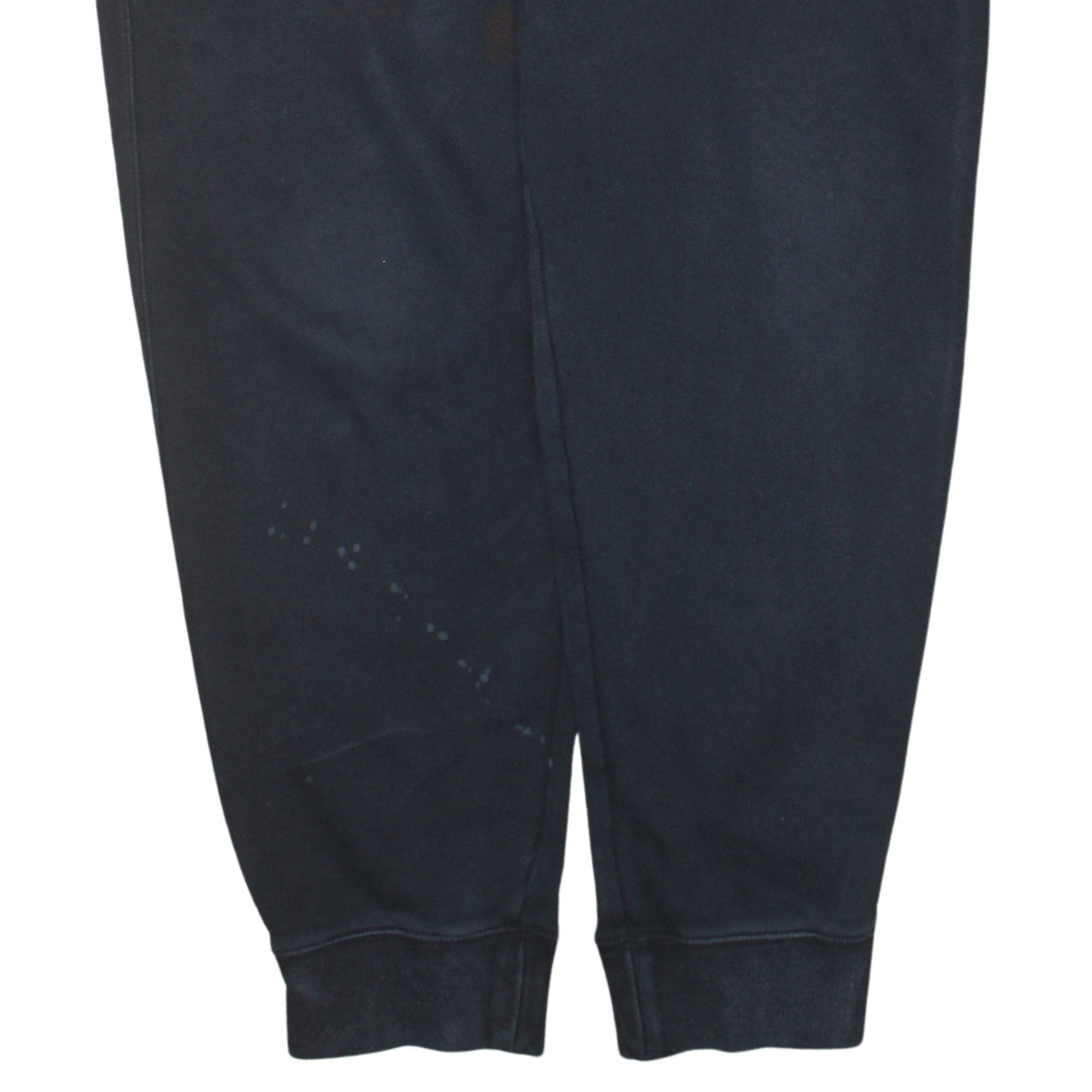 Nike Men's Black Fleece Joggers L Regular Fit Elastic Waist