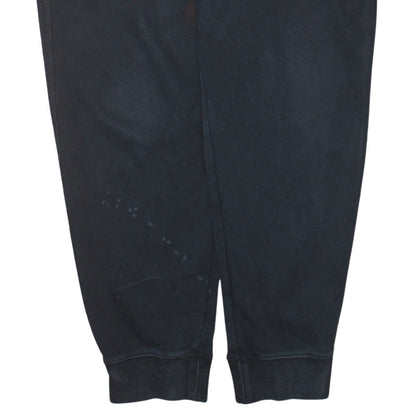 Nike Men's Black Fleece Joggers L Regular Fit Elastic Waist