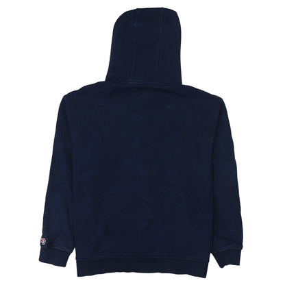 Tommy Jeans Men's Blue Full Zip Hoodie Size L Classic Logo