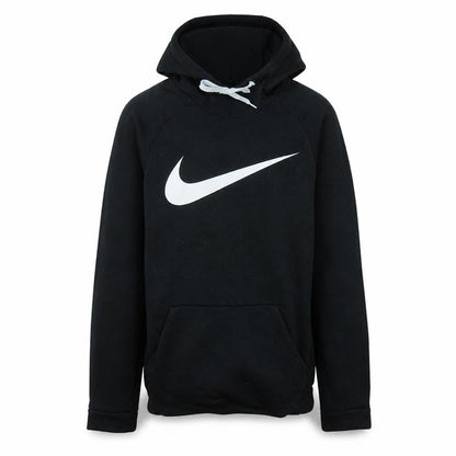 Nike Men's Black Dri-Fit Pullover Hoodie Small Logo Sportswear