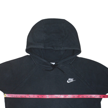 Nike Men's Black Pullover Hoodie L Logo Fleece Sweatshirt