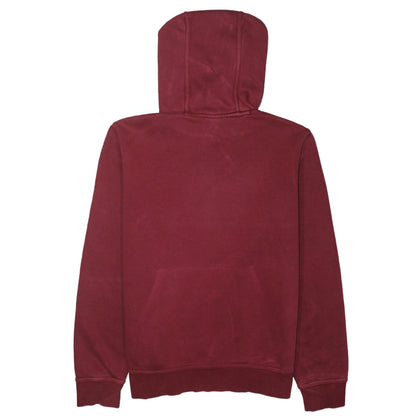 Nike Men's Red Pullover Hoodie M Regular Fit Fleece Sweatshirt