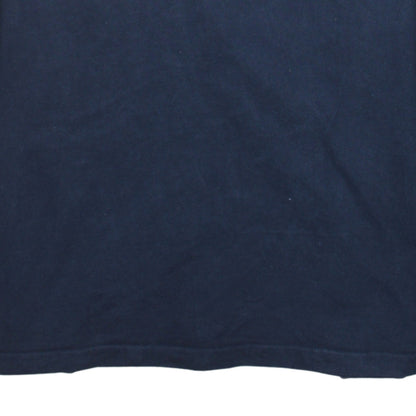Tommy Hilfiger Men's Blue V-Neck Long Sleeve Cotton Sweatshirt 2XL