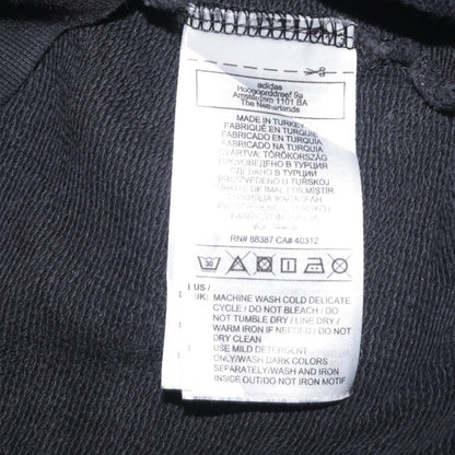 Adidas Men’s Black Pullover Hoodie Size L Sports Fleece