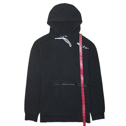 Puma Men Black Pullover Hoodie Size S Regular Fit Sports Fleece