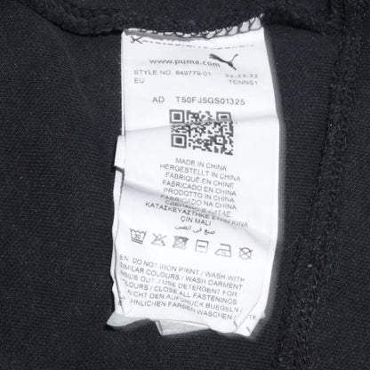 Puma Men Black Pullover Hoodie Size S Regular Fit Sports Fleece