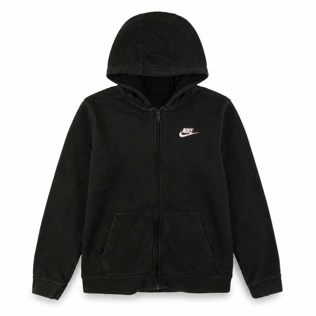 Nike Boys Black Full Zip Fleece Hoodie XL Sports Casual 12-13 Years