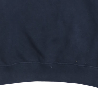 Champion Men’s Black Small Logo Tape Pullover Sweatshirt