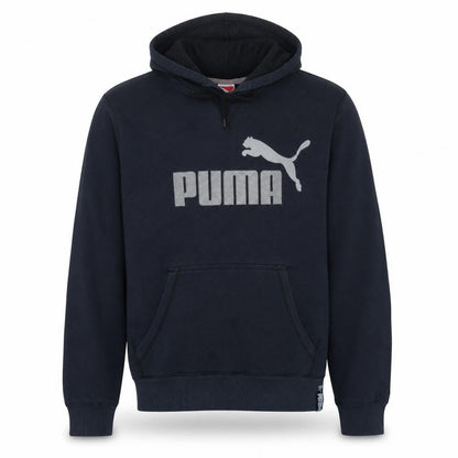 Puma Men's Black XL Pullover Hoodie with Logo