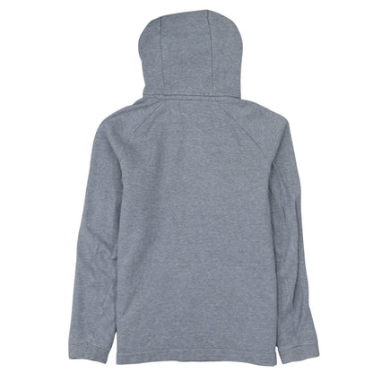 Nike Men's Grey Pullover Hoodie M Regular Fit Cotton Blend
