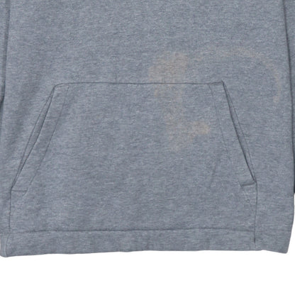 Nike Men's Grey Pullover Hoodie M Regular Fit Cotton Blend