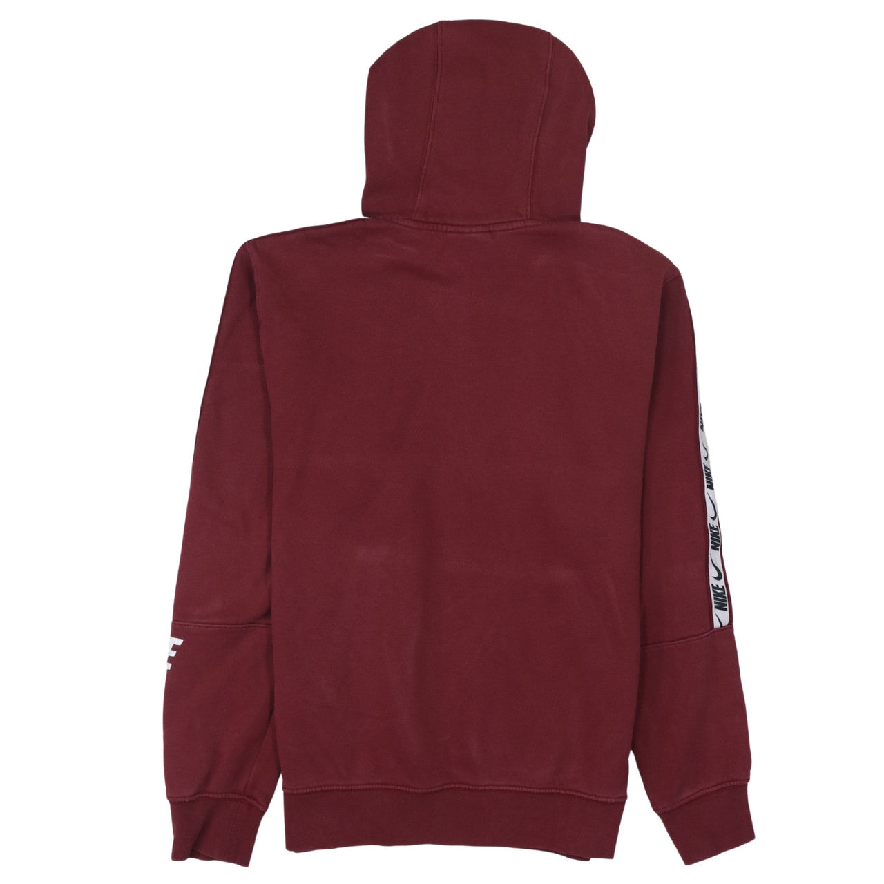 Nike Men's Red Pullover Hoodie L Logo Sportswear Fleece