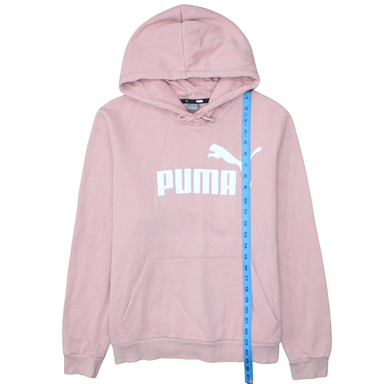 Puma Womens Pink Pullover Hoodie XL Relaxed Fit Casual Sweatshirt