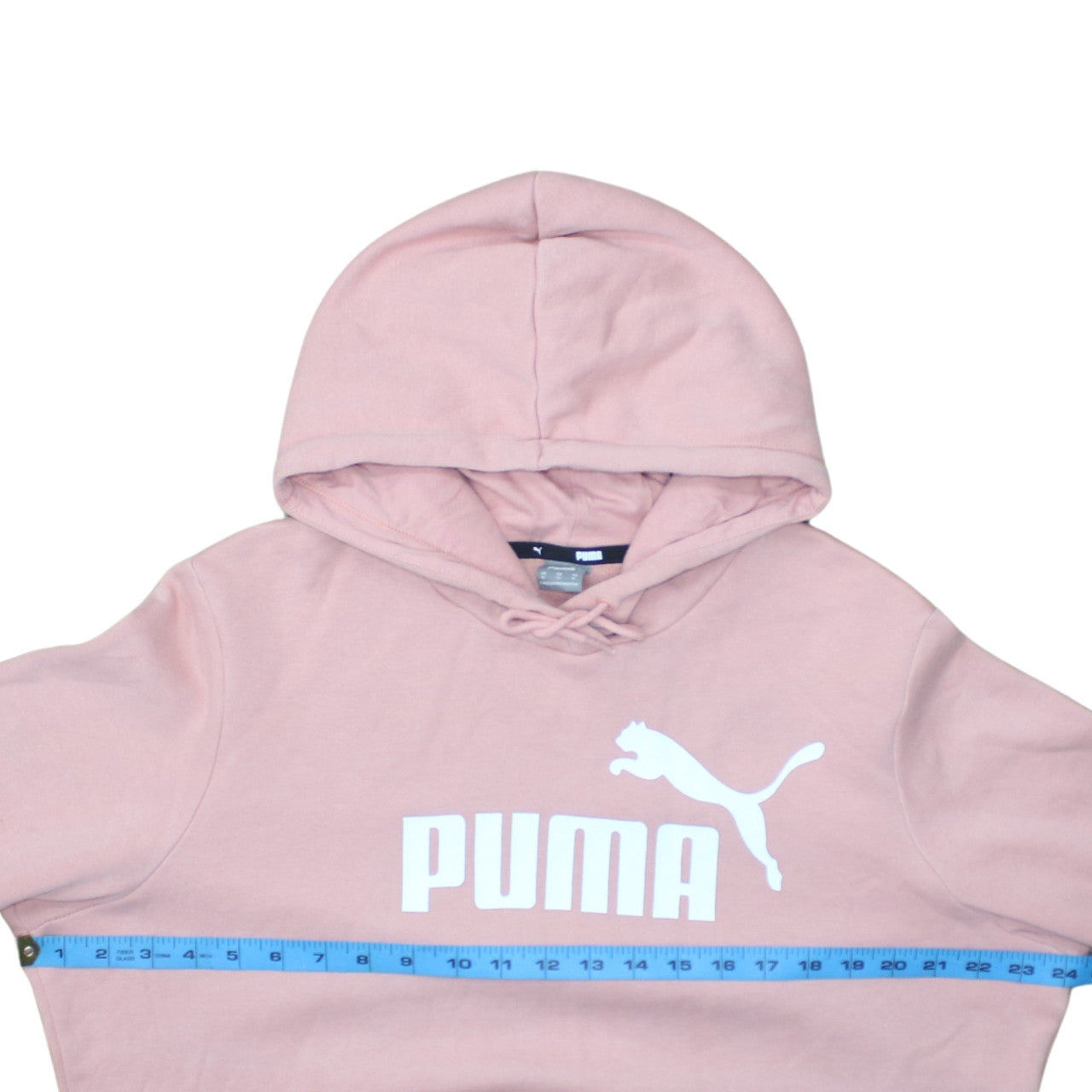 Puma Womens Pink Pullover Hoodie XL Relaxed Fit Casual Sweatshirt