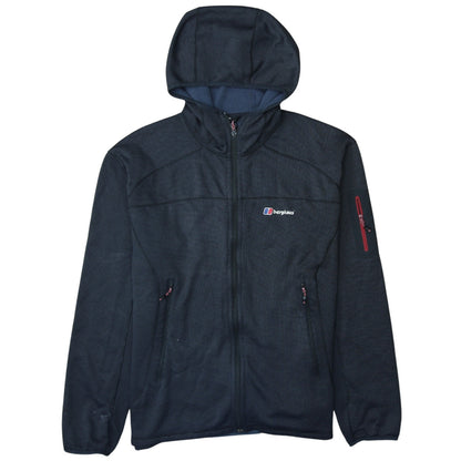 Berghaus Men's Black XL Full Zip Hooded Fleece Jacket
