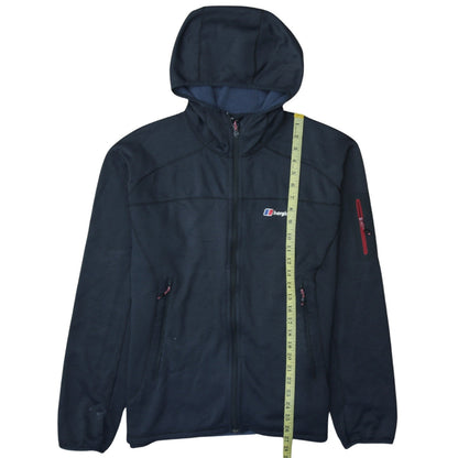 Berghaus Men's Black XL Full Zip Hooded Fleece Jacket