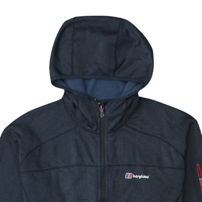 Berghaus Men's Black XL Full Zip Hooded Fleece Jacket
