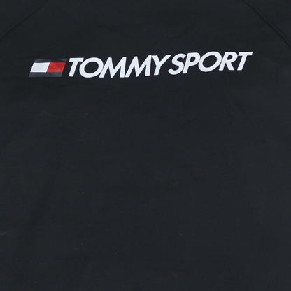 Tommy Sport Men's Black M Crew Neck Pullover Sweatshirt