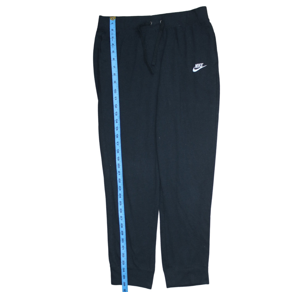 Nike Men's Black Jogger Sweatpants M Regular Fit Drawstring Waist