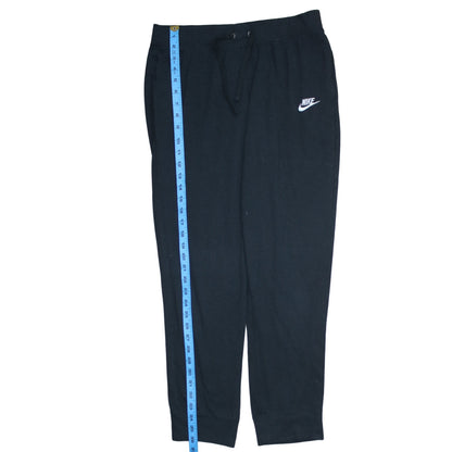 Nike Men's Black Jogger Sweatpants M Regular Fit Drawstring Waist