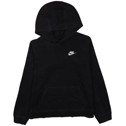 Nike Womens Black Pullover Hoodie XL Relaxed Fit Cotton Blend