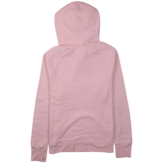 Champion Women's Pink Pullover Hoodie Small Cotton Blend