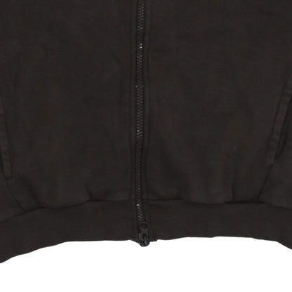 Nike Boys Black Full Zip Hoodie 146cm Fleece Lined Sportswear
