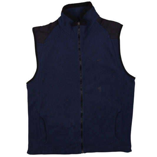 Nike Men's Blue Fleece Bodywarmer M Thermal Waistcoat