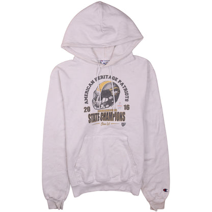 Champion Men's White Pullover Hoodie Small American Heritage Patriots 2016
